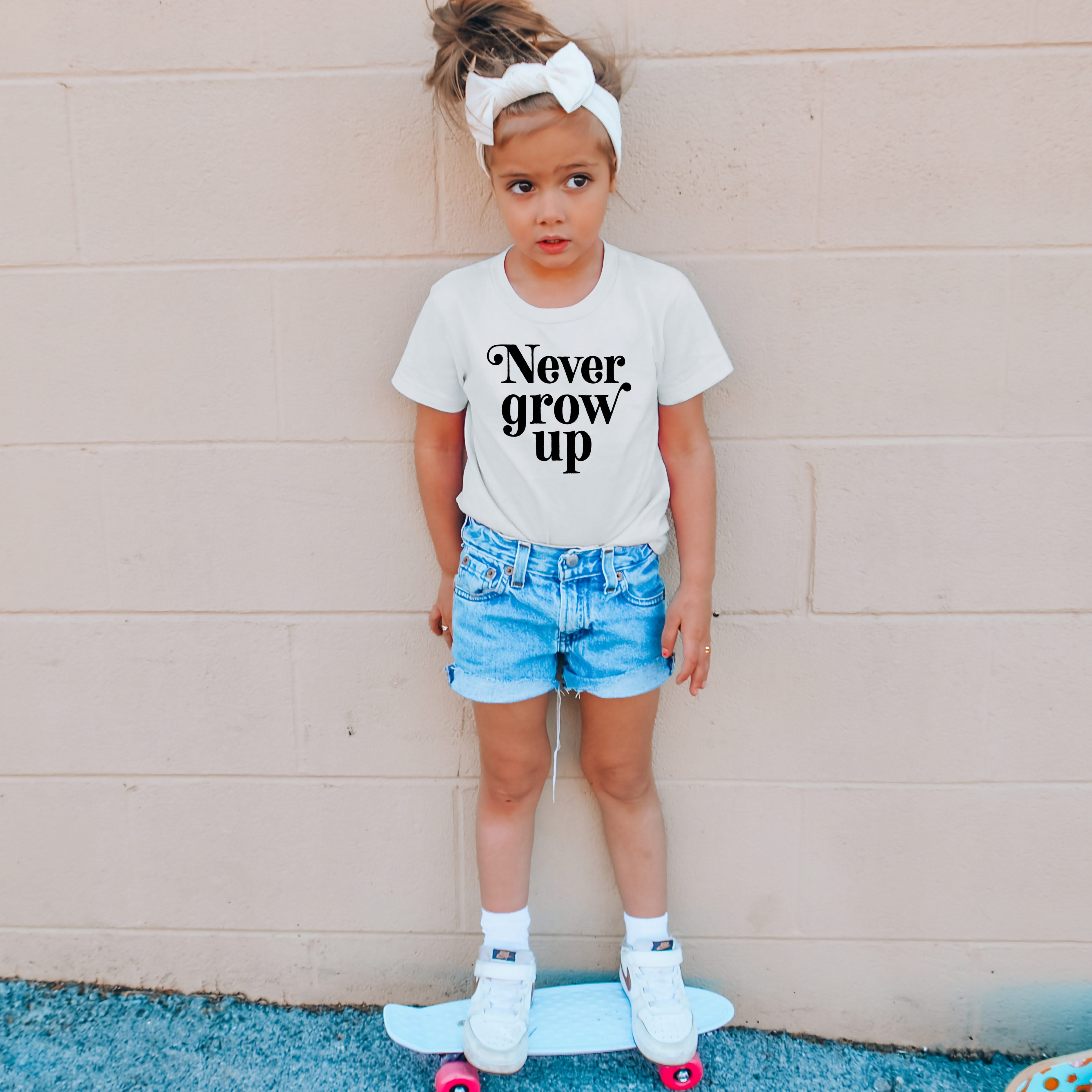 Never Grow Up - Child Tee