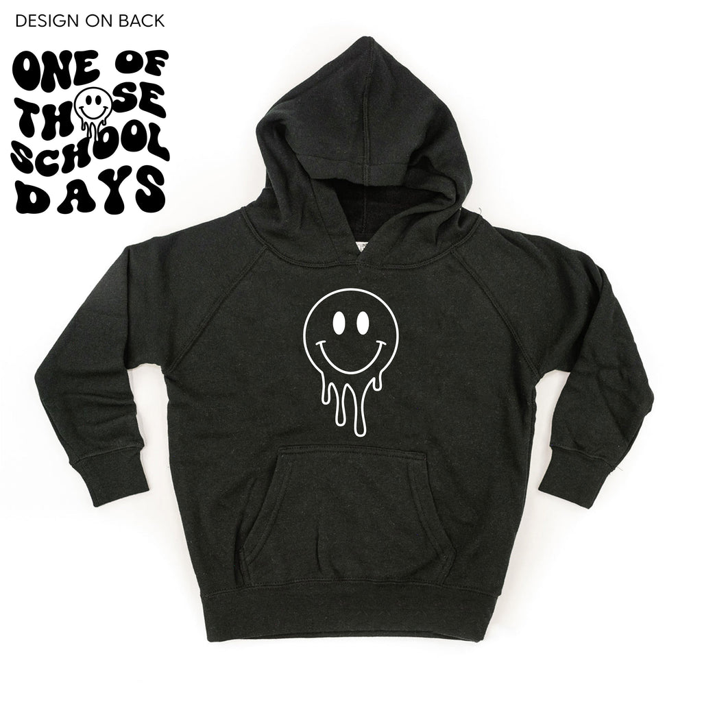 One of Those School Days - Melty Smiley (f & b) - Child HOODIE