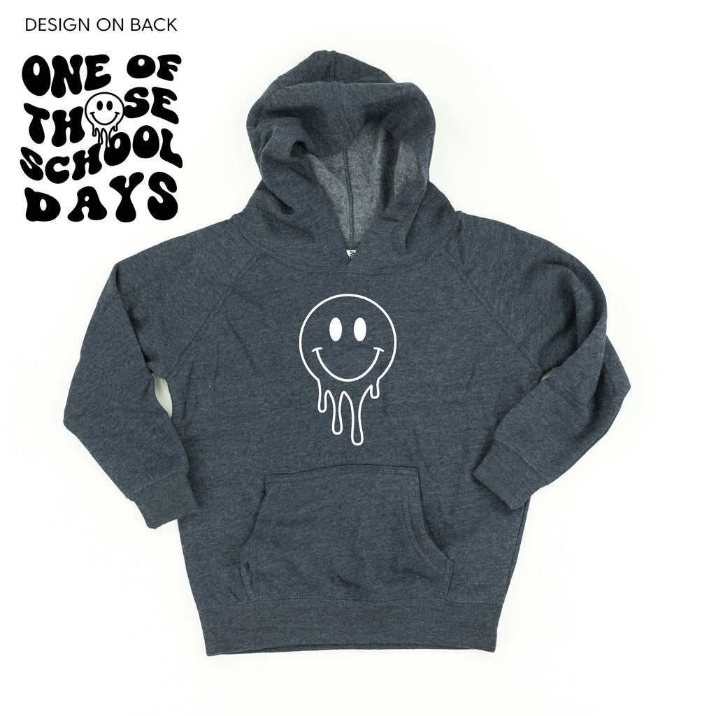 One of Those School Days - Melty Smiley (f & b) - Child HOODIE