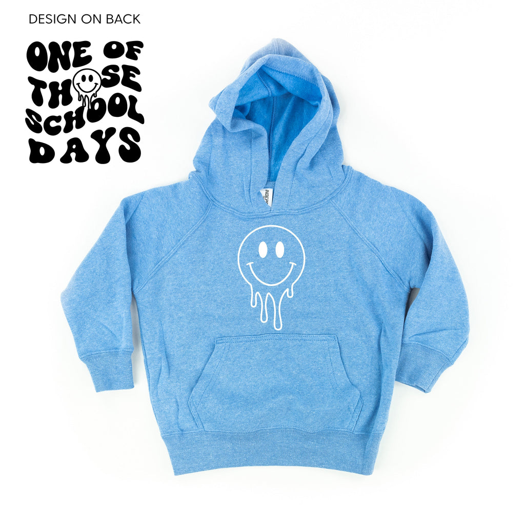 One of Those School Days - Melty Smiley (f & b) - Child HOODIE