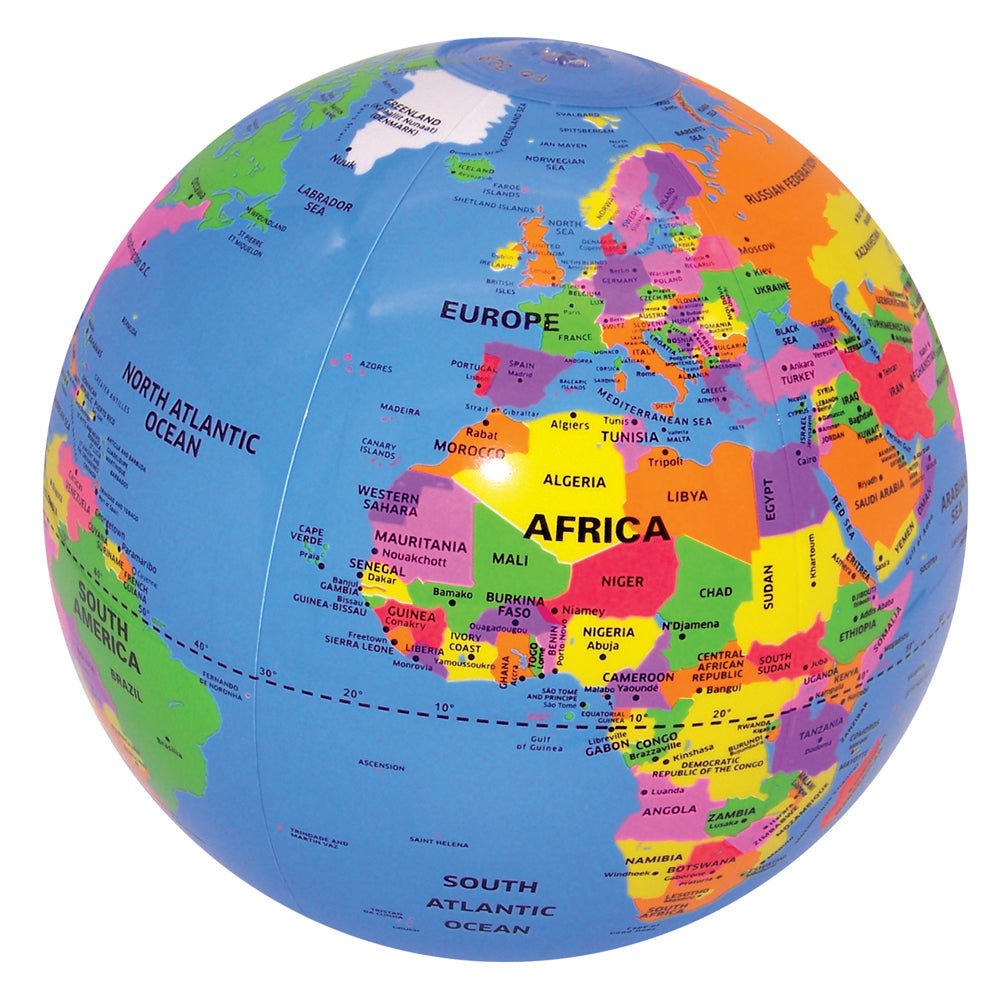 Our World 12-inch Inflatable Globe