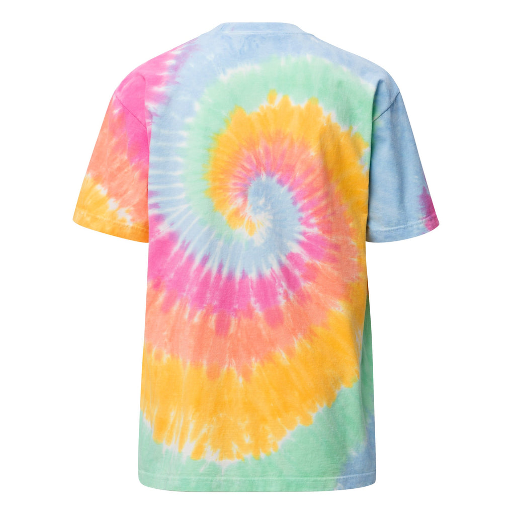 Steez ! - Oversized embroidered tie-dye t-shirt