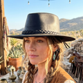 Canyons Leather Rancher Hat - Black