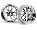 HPI Racing LP29 LM-R Wheel Chrome 3mm Offset (2pcs) for 1/10 Scale Drift Cars
