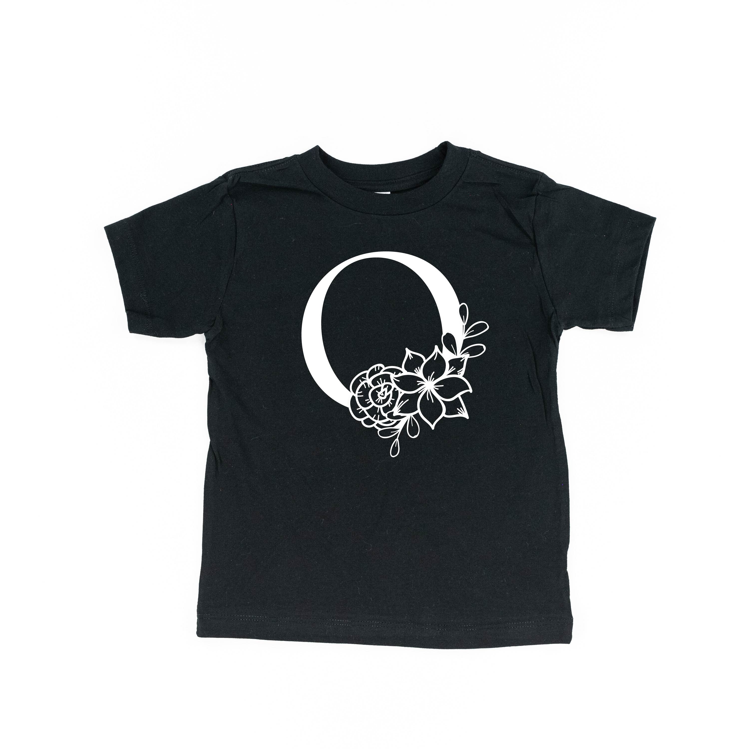 Floral Initials - Child Tee