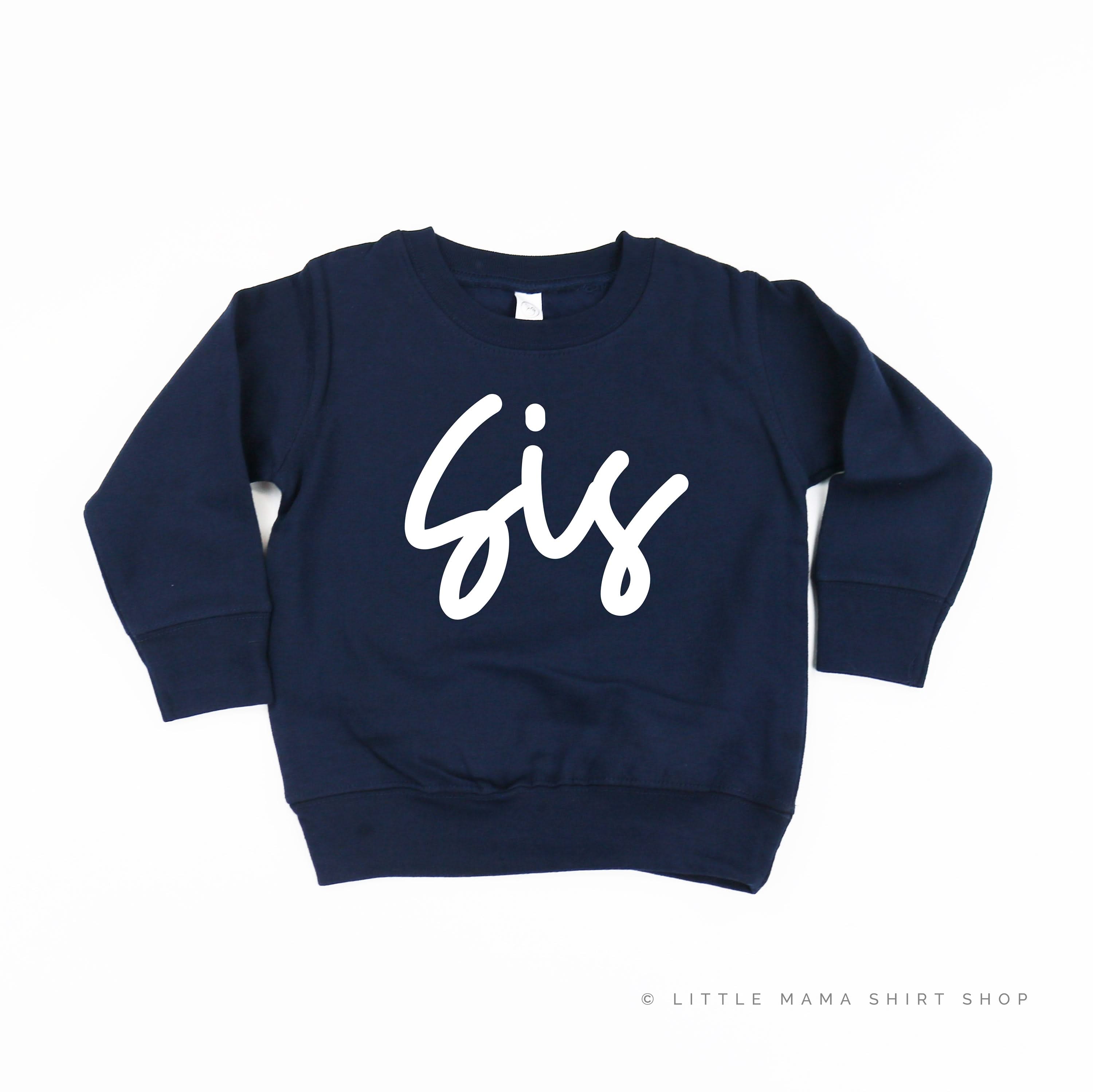 Sis (Cursive) - Child Sweater