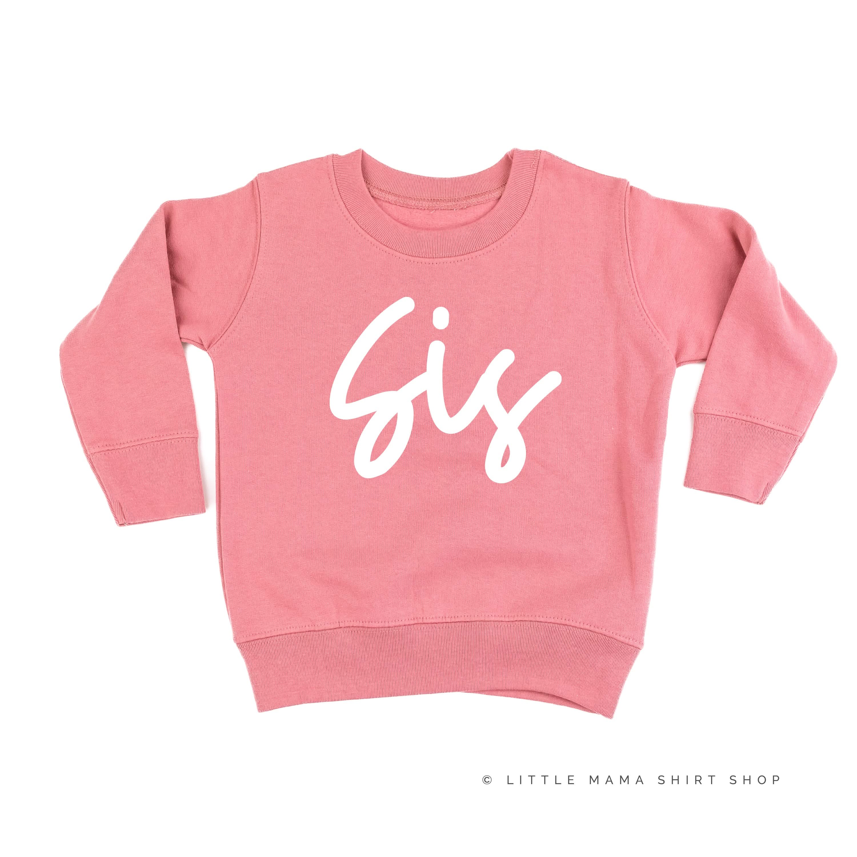 Sis (Cursive) - Child Sweater