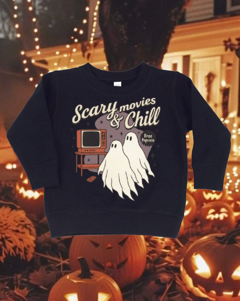 Scary Movies and Chill - Child Sweater