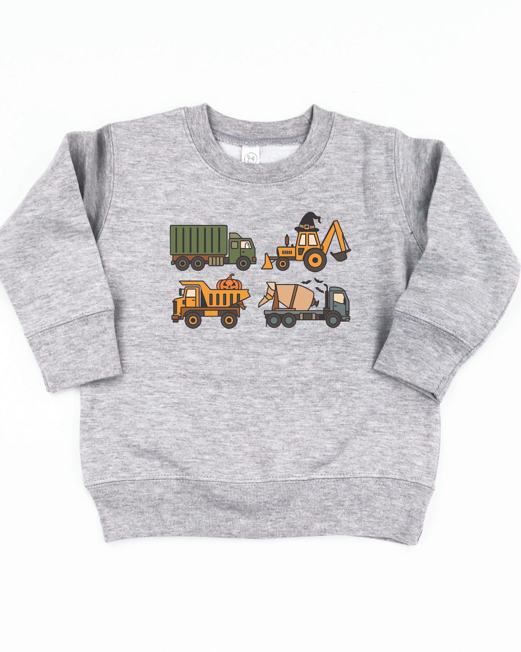Spooky Construction Trucks - Child Sweater