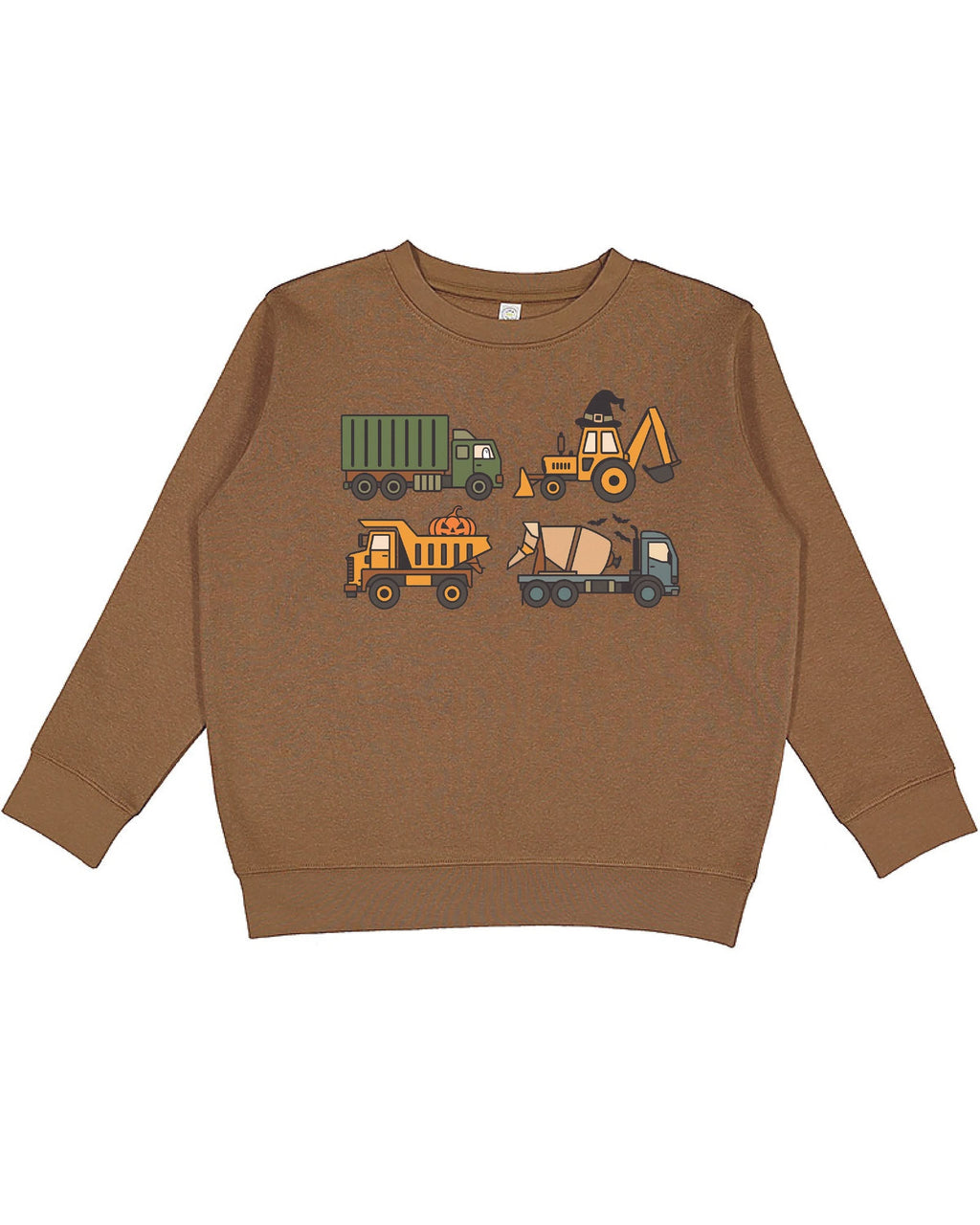 Spooky Construction Trucks - Child Sweater