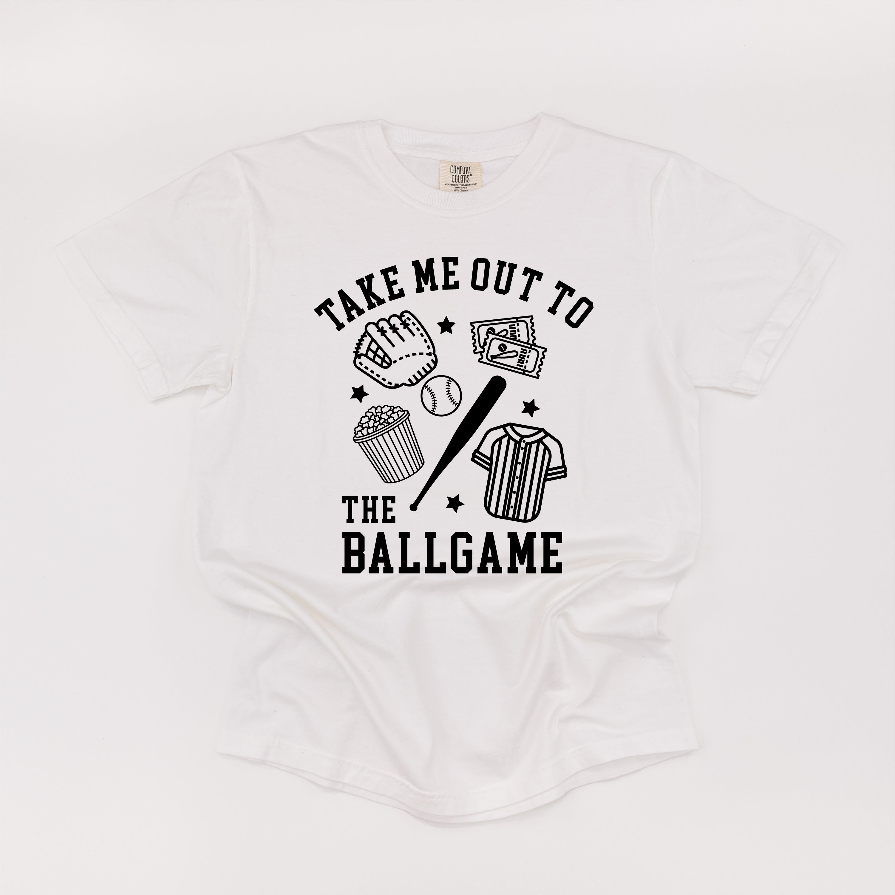 Take Me Out To The Ballgame - Comfort Colors Tee