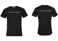 Custom Text Front and Back T-Shirt - You Pick the Text