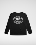 THE APEX LONG SLEEVE TEE - SOLID BLACK