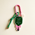 Pickleball Bag Charm Keychain