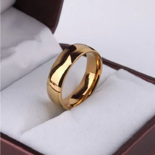 Engraved Men's Gold Wedding Ring - Engraved Men's Ring Handwriting Ring