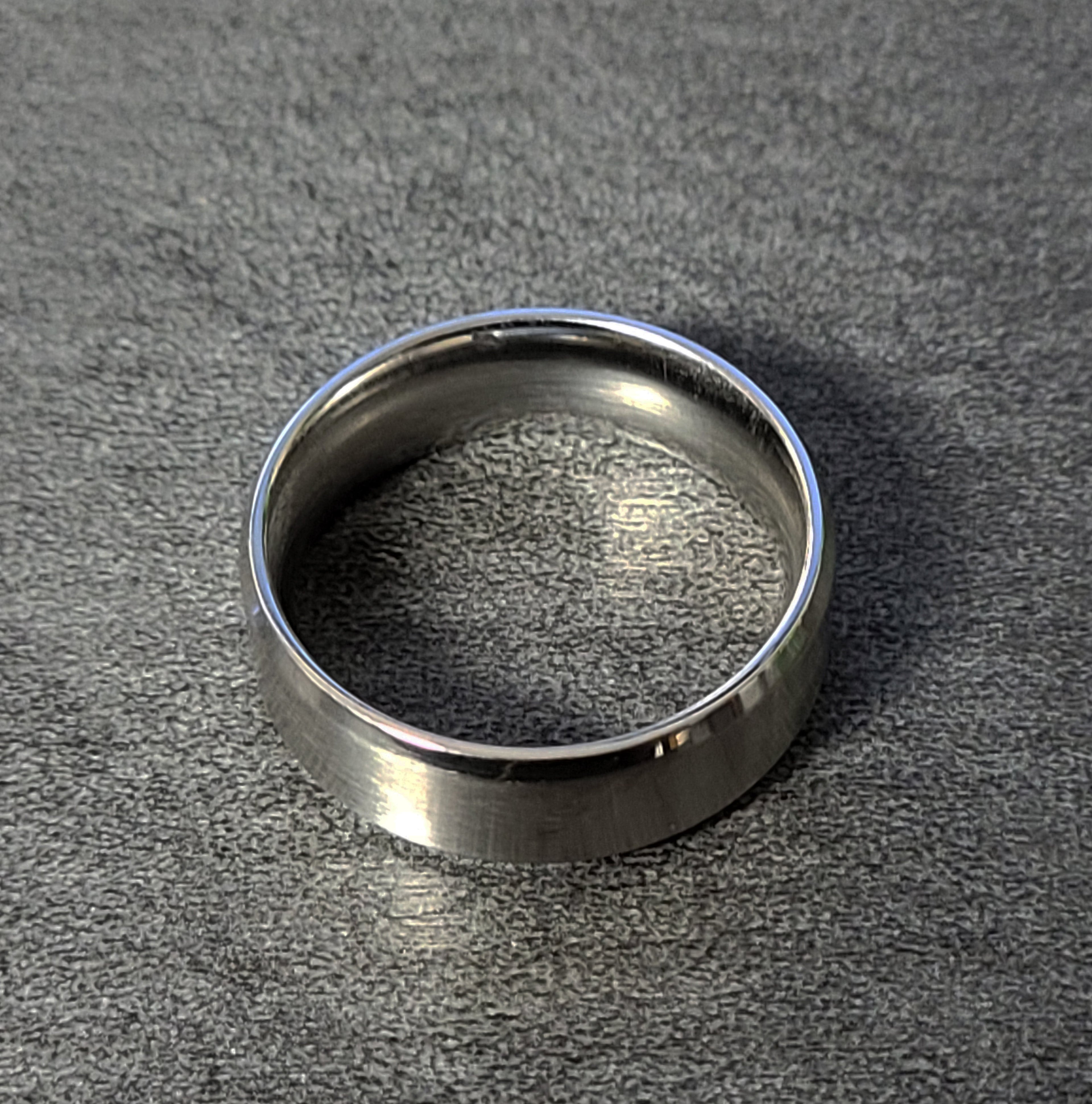 Engraved Men's Silver Promise Ring - Engraved Men's Ring