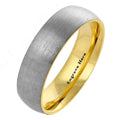 Personalized Women's Titanium Promise Ring - Dome Band Brushed Steel