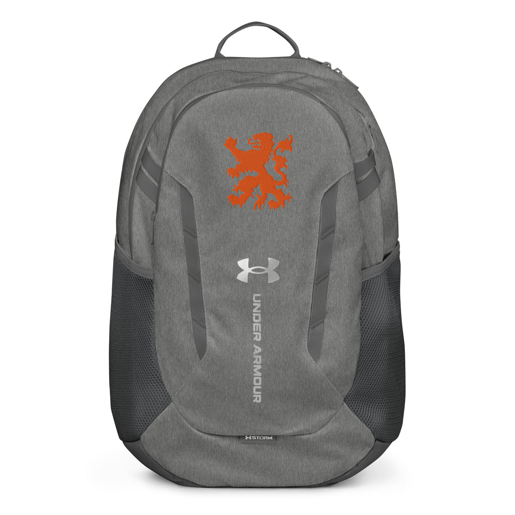 Dutch - back to school / work Under Armour® laptop backpack Orange embroidery