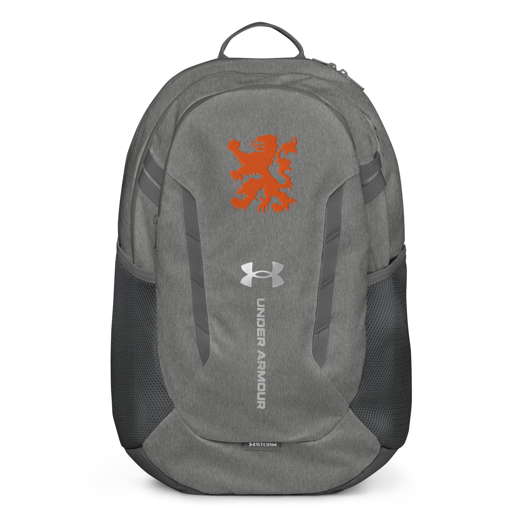 Dutch - back to school / work Under Armour® laptop backpack Orange embroidery