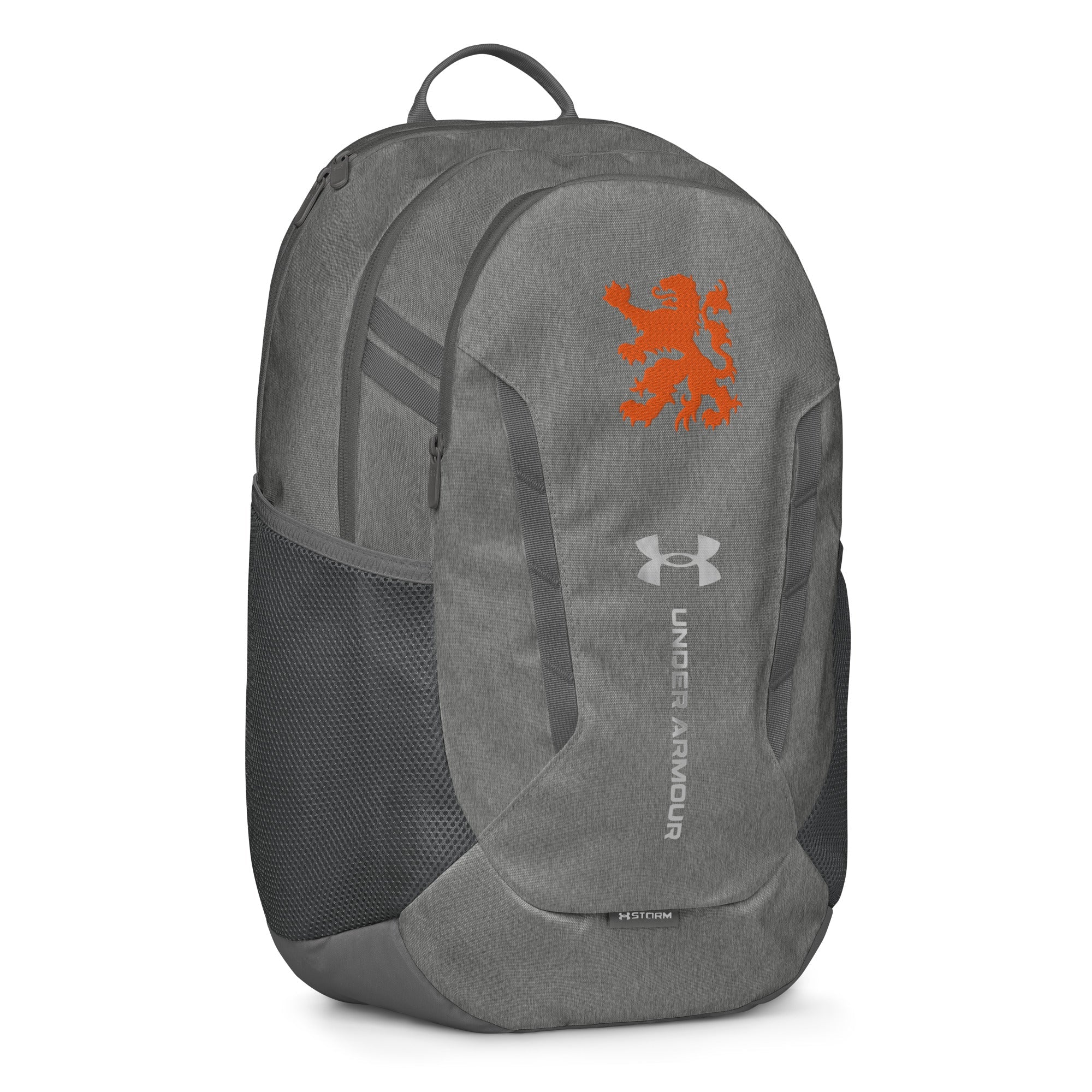 Dutch - back to school / work Under Armour® laptop backpack Orange embroidery