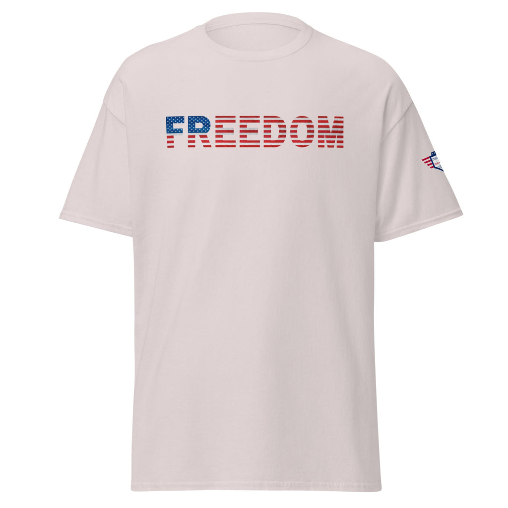 FREEDOM - With Trump dance QR code flag on the back