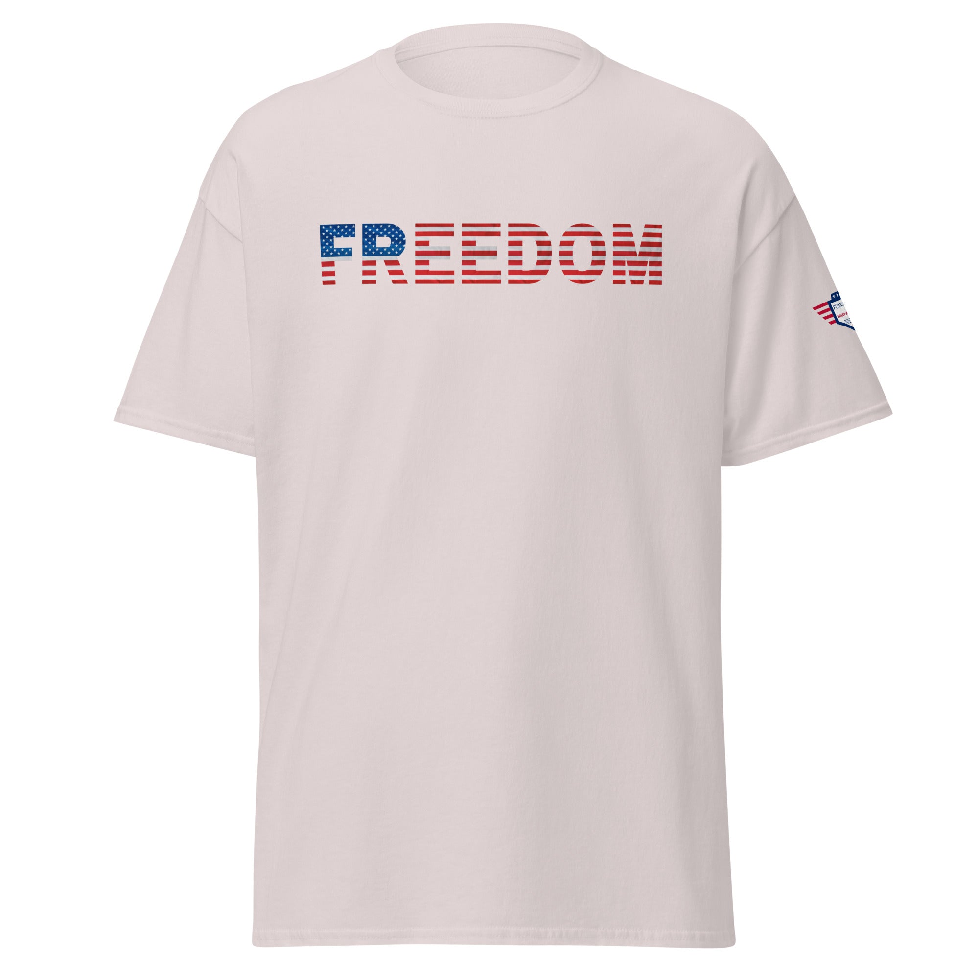 FREEDOM - With Trump dance QR code flag on the back