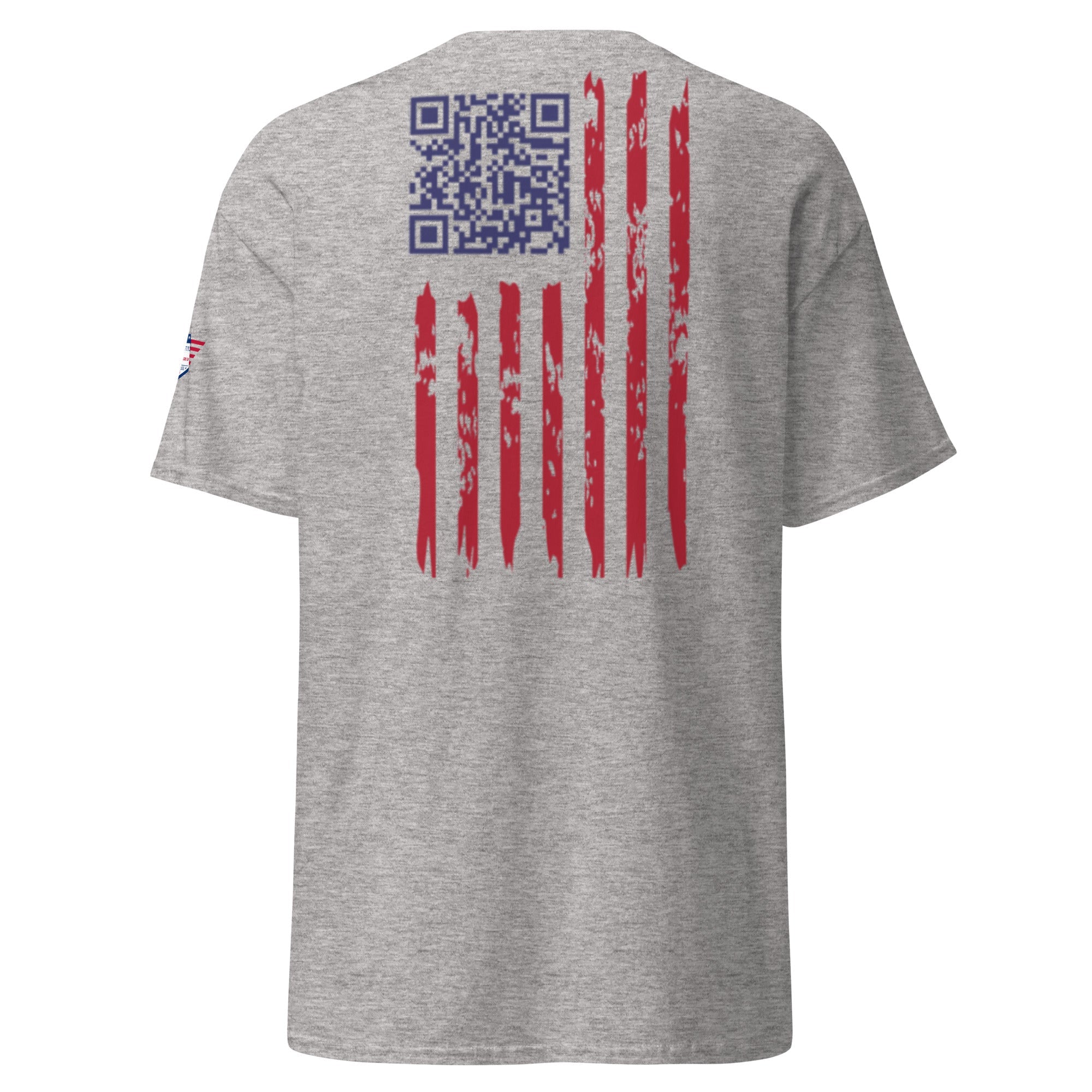 FREEDOM - With Trump dance QR code flag on the back