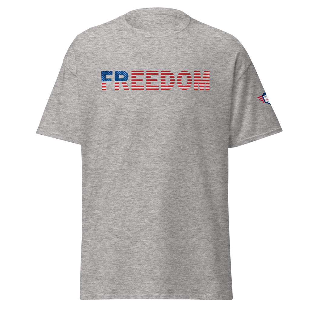 FREEDOM - With Trump dance QR code flag on the back