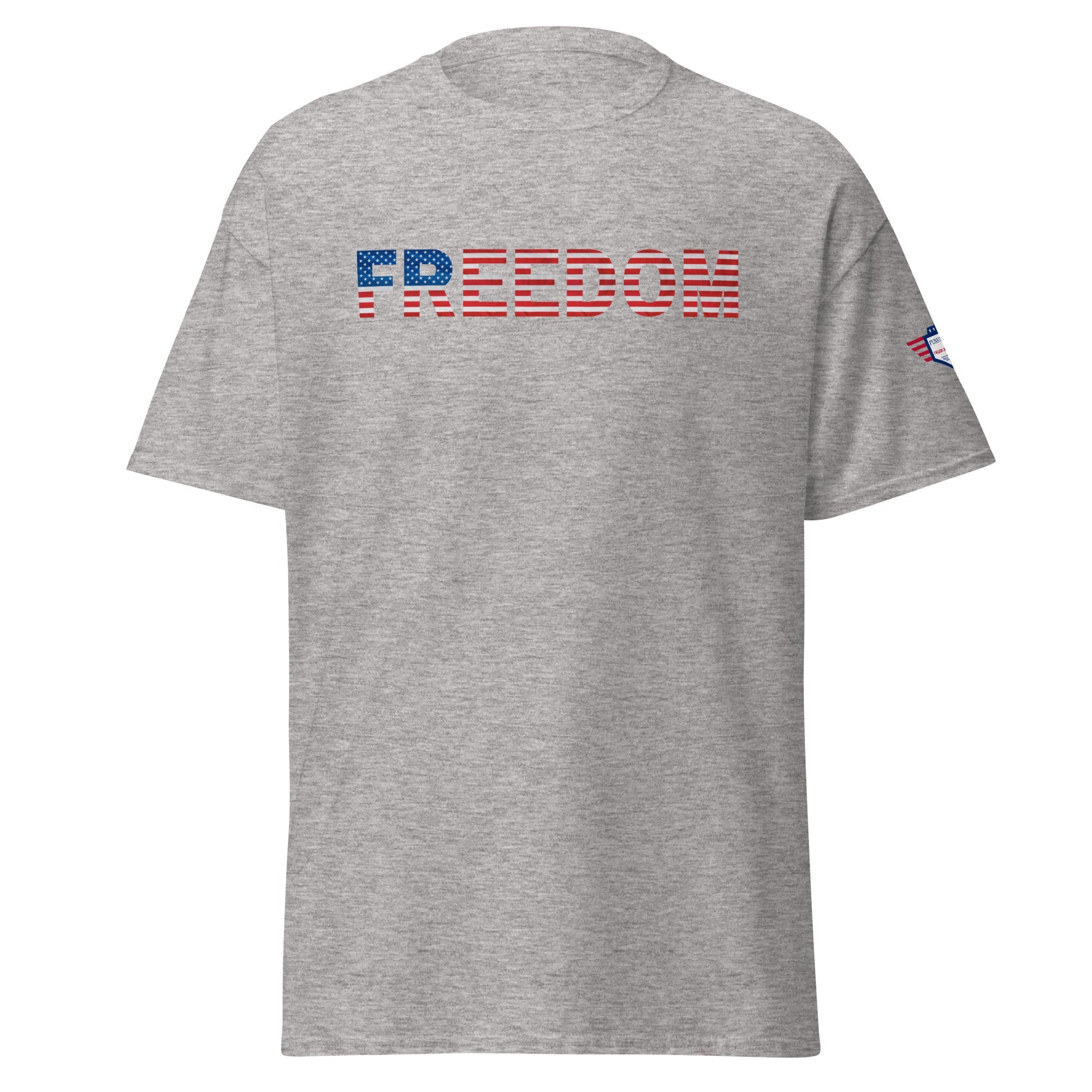 FREEDOM - With Trump dance QR code flag on the back