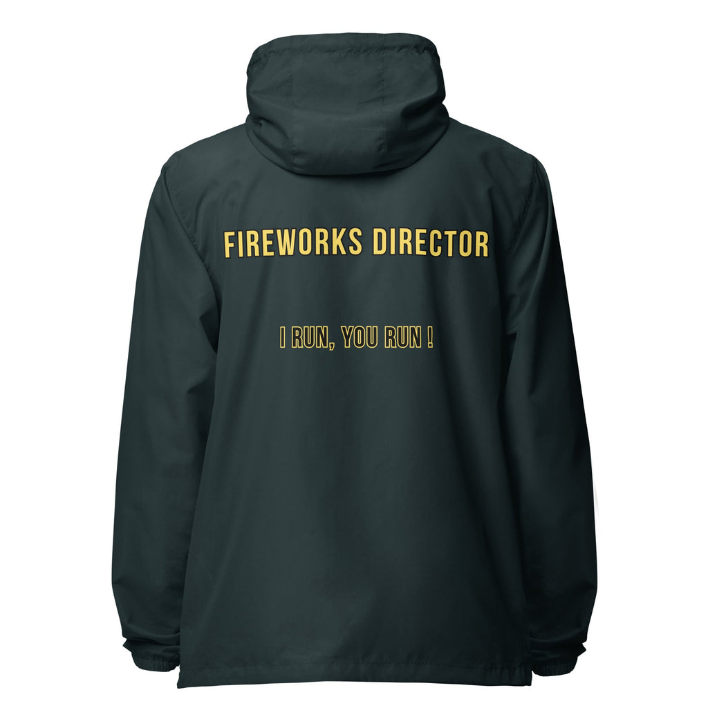 Fireworks Director - lightweight zip up windbreaker