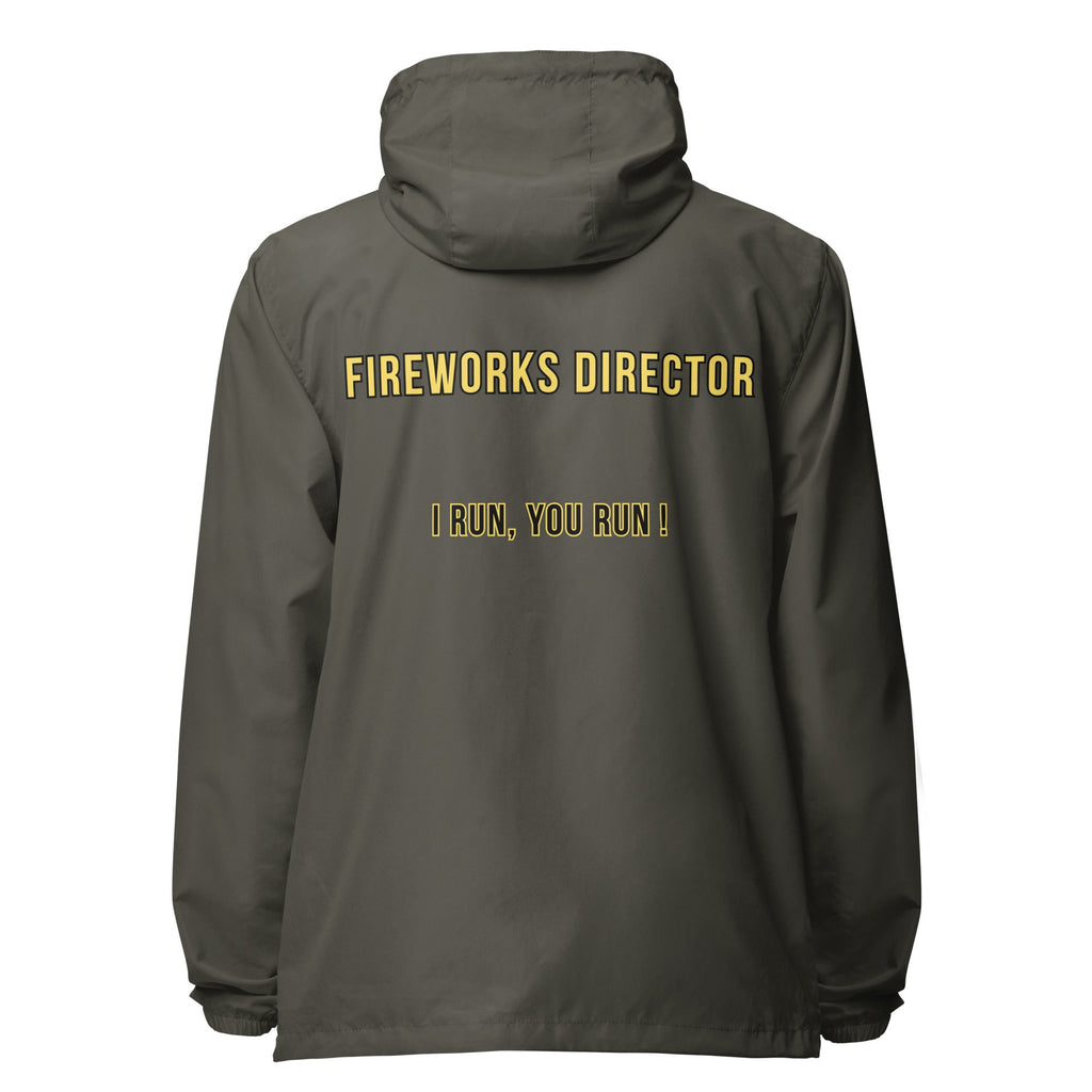 Fireworks Director - lightweight zip up windbreaker