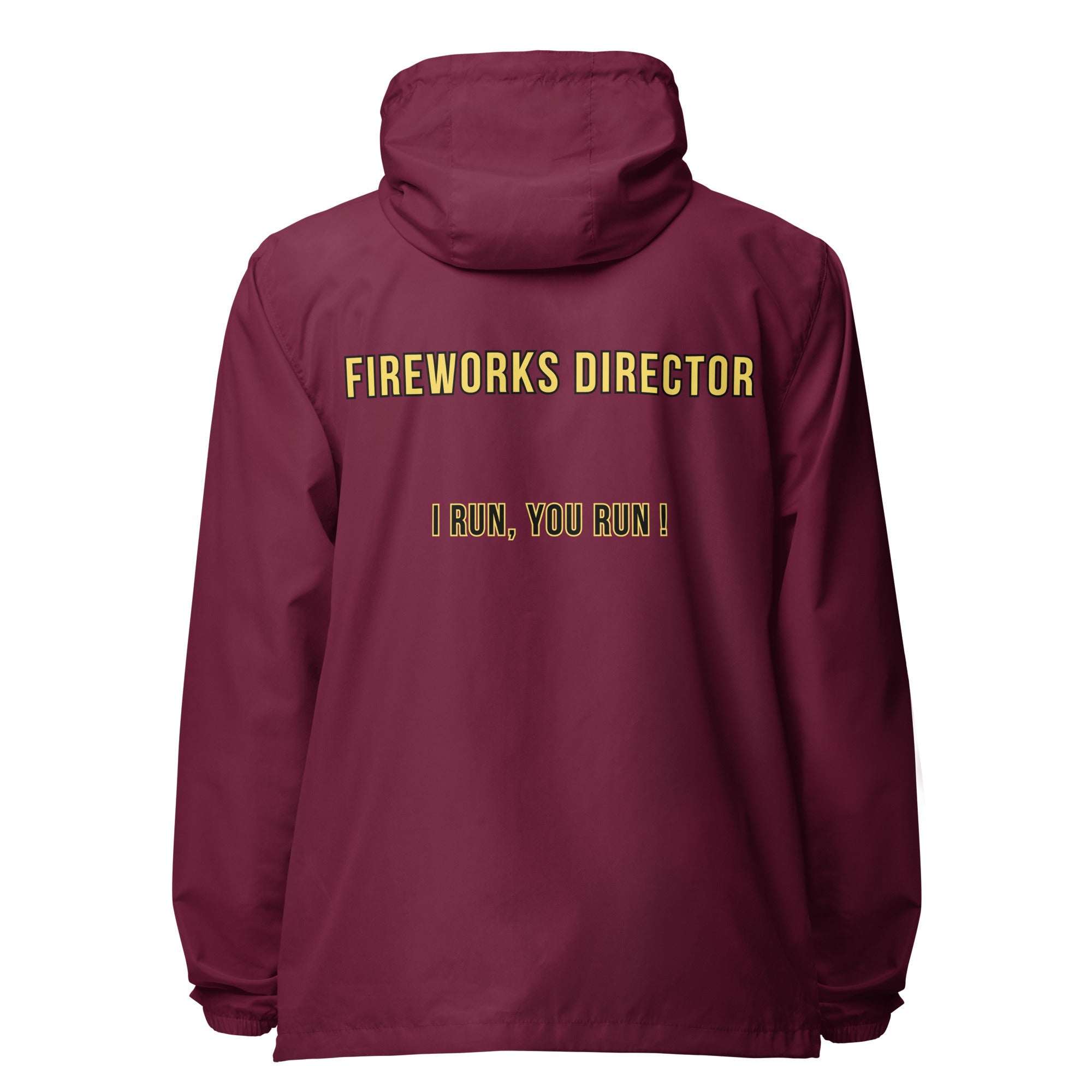 Fireworks Director - lightweight zip up windbreaker
