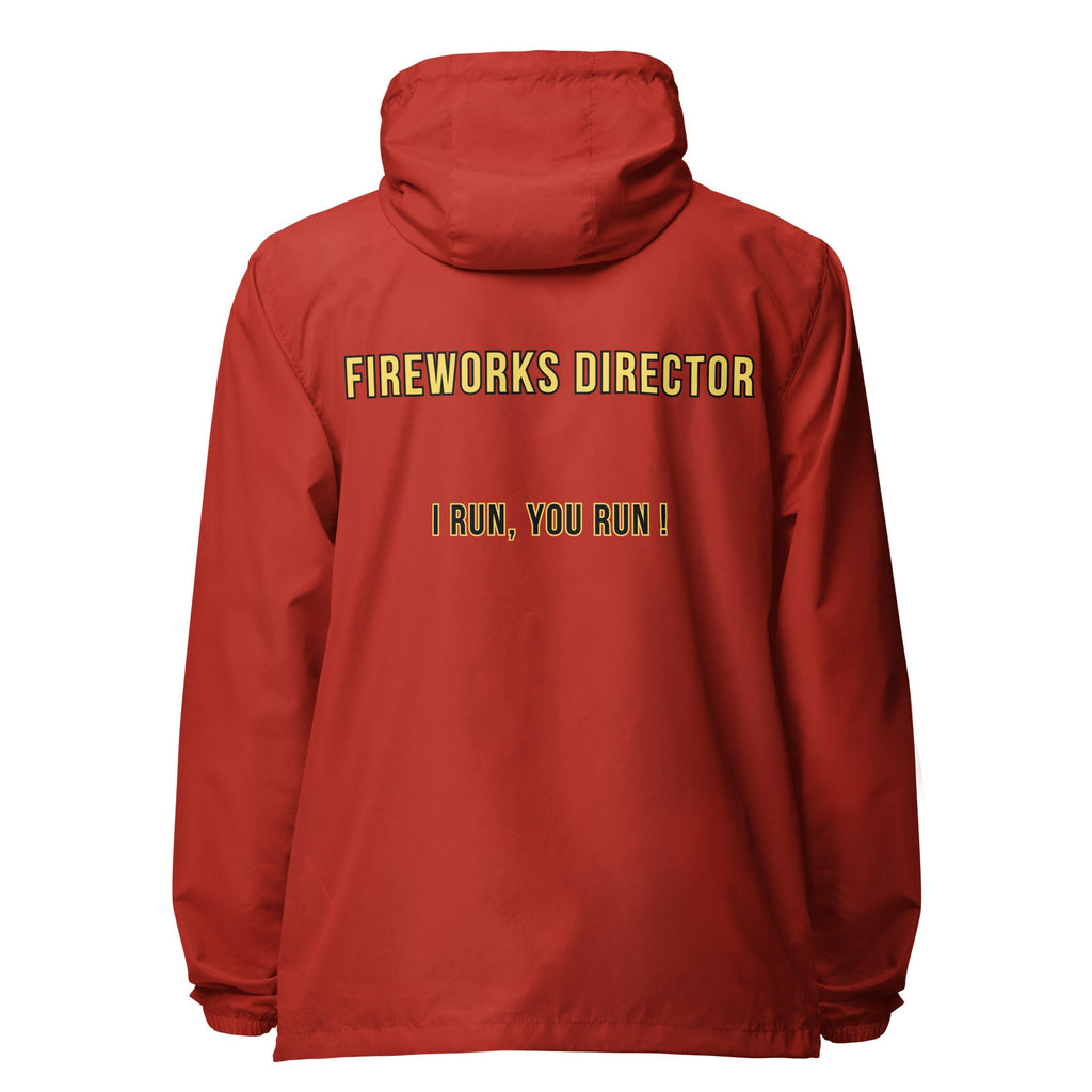 Fireworks Director - lightweight zip up windbreaker