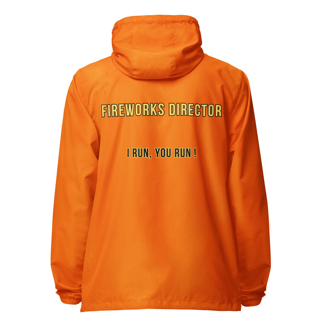 Fireworks Director - lightweight zip up windbreaker