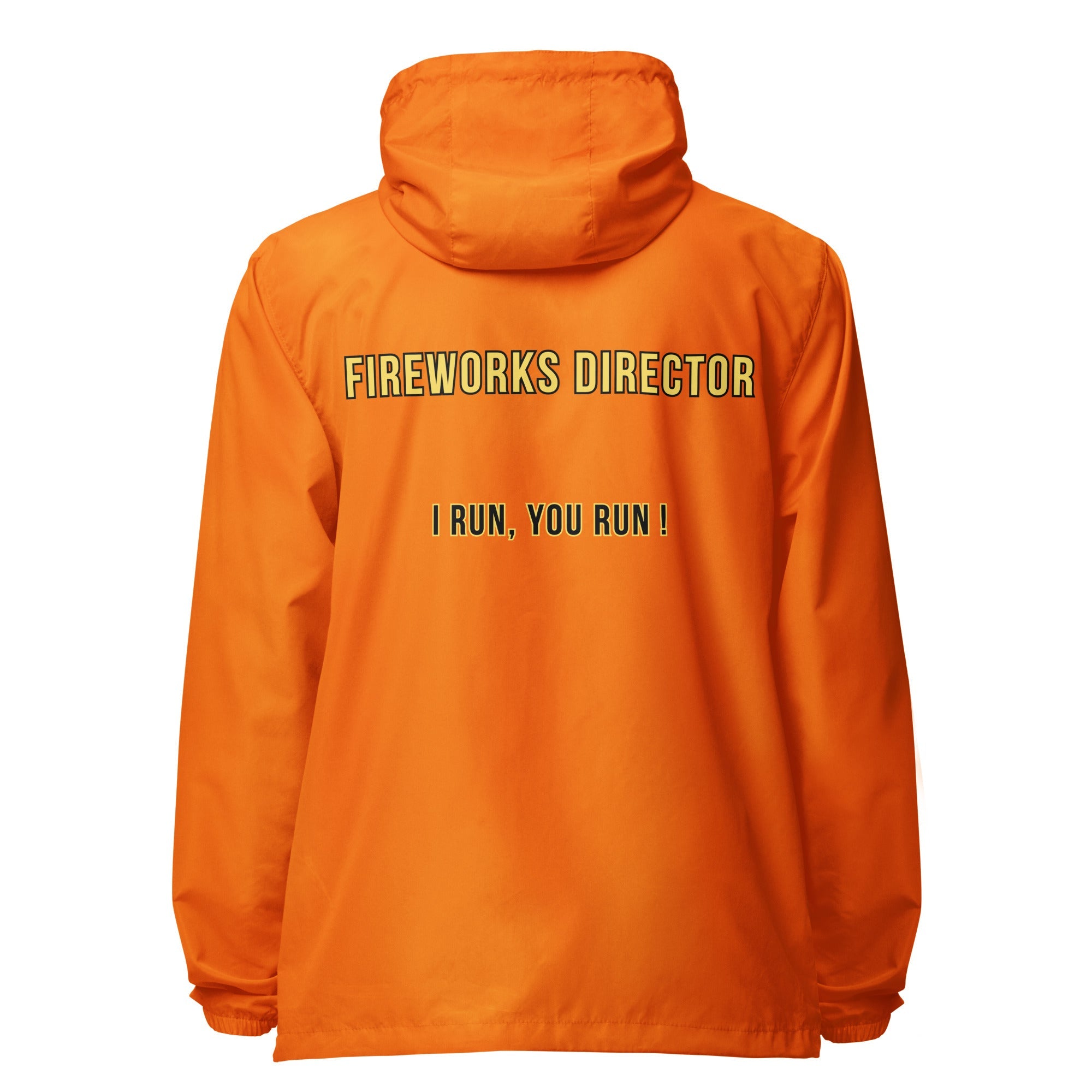 Fireworks Director - lightweight zip up windbreaker