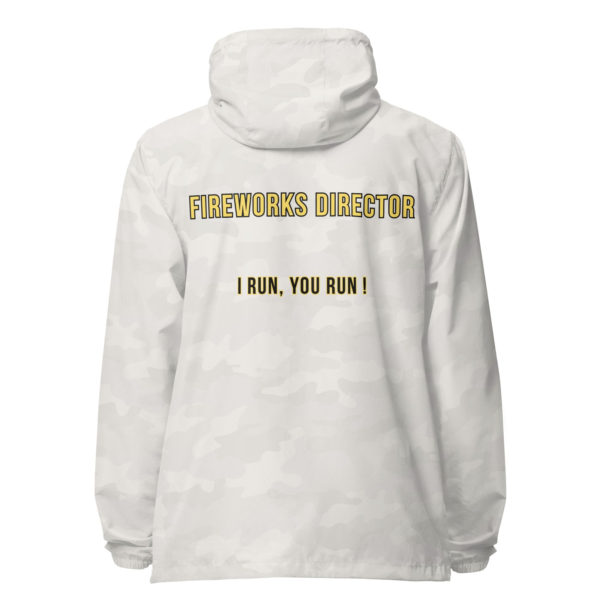 Fireworks Director - lightweight zip up windbreaker