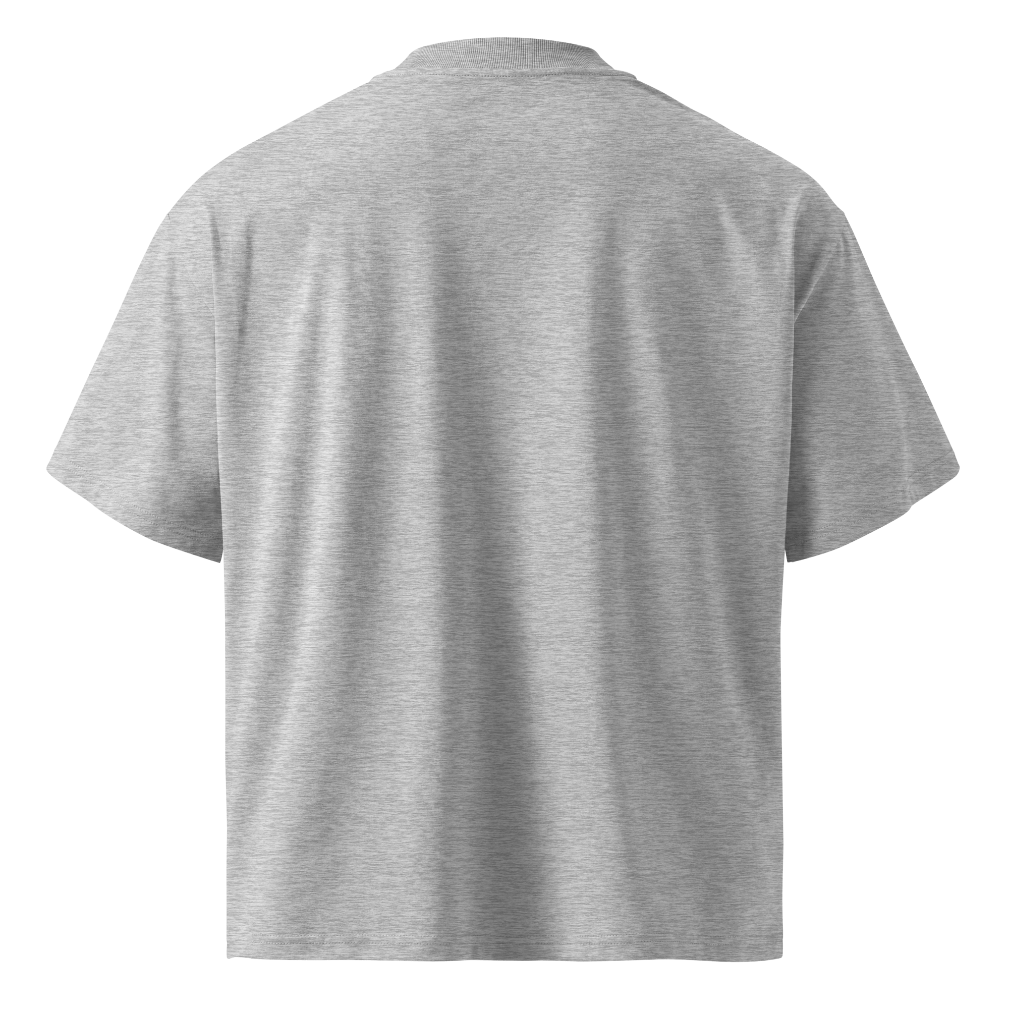 Born in Dark Mode – Oversized Organic High-Neck T-Shirt