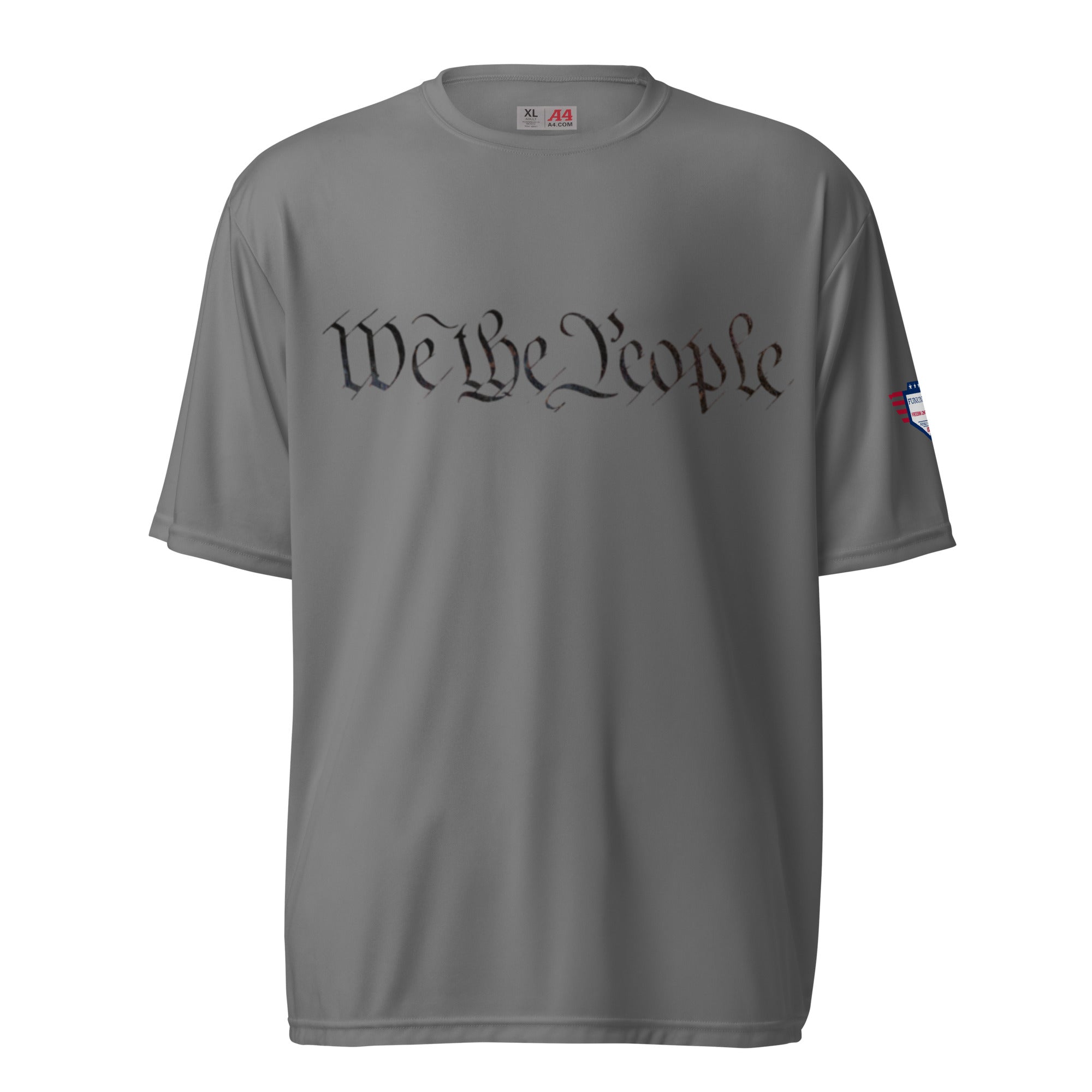 We the People easter-egg QR Code - Trump Dance - Unisex performance crew neck t-shirt