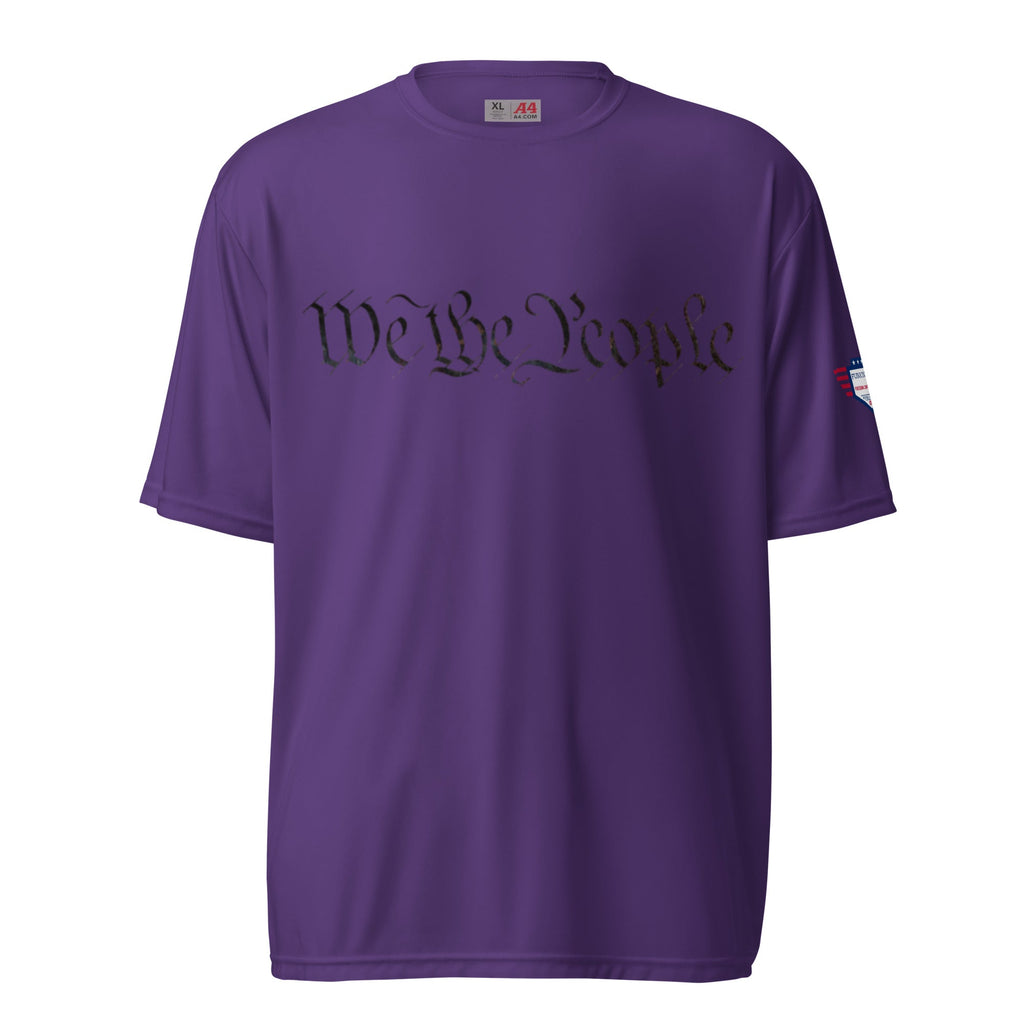 We the People easter-egg QR Code - Trump Dance - Unisex performance crew neck t-shirt
