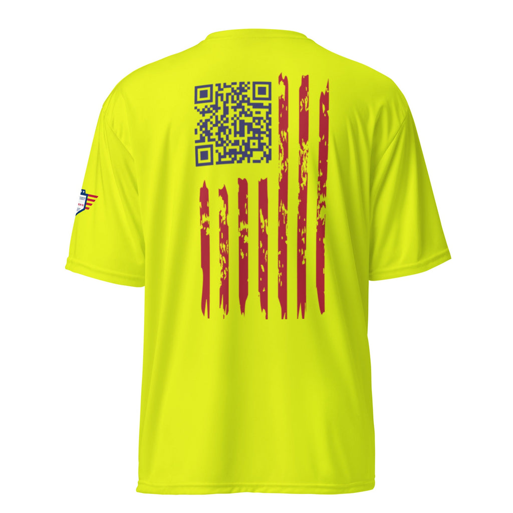 We the People easter-egg QR Code - Trump Dance - Unisex performance crew neck t-shirt