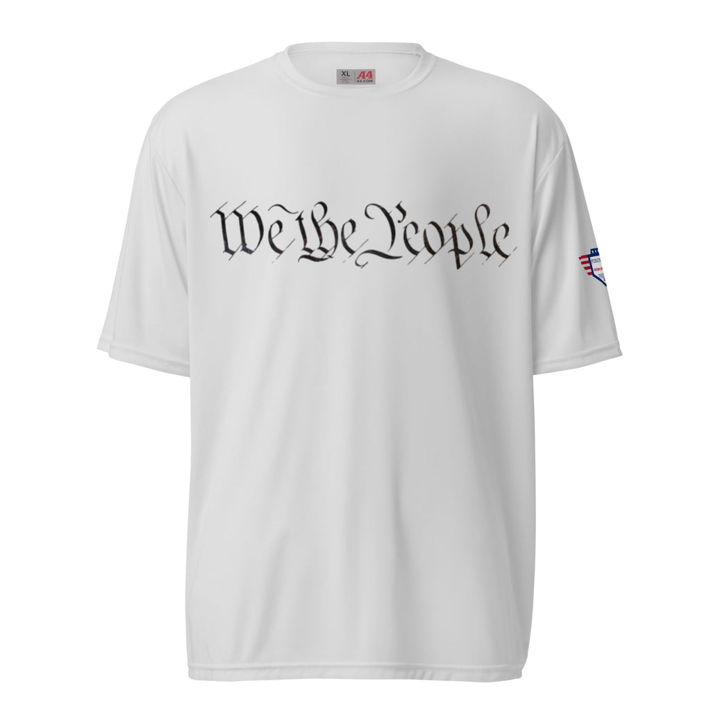 We the People easter-egg QR Code - Trump Dance - Unisex performance crew neck t-shirt