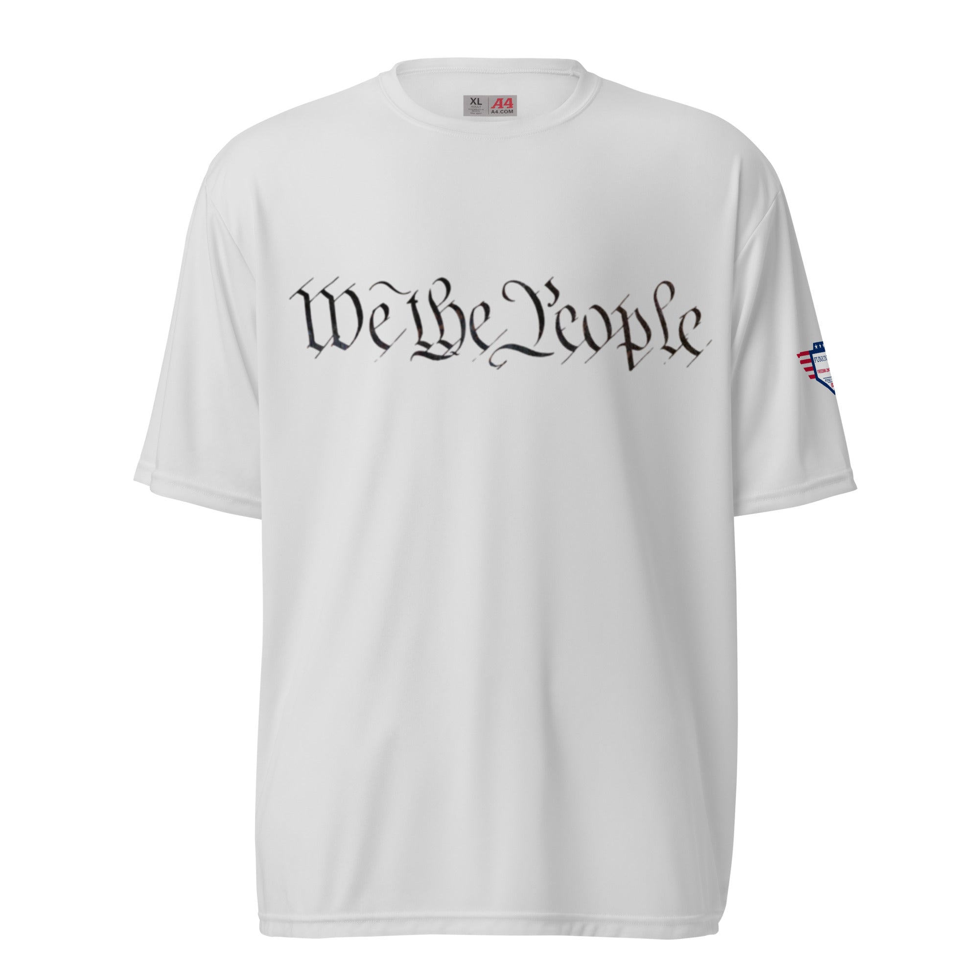 We the People easter-egg QR Code - Trump Dance - Unisex performance crew neck t-shirt