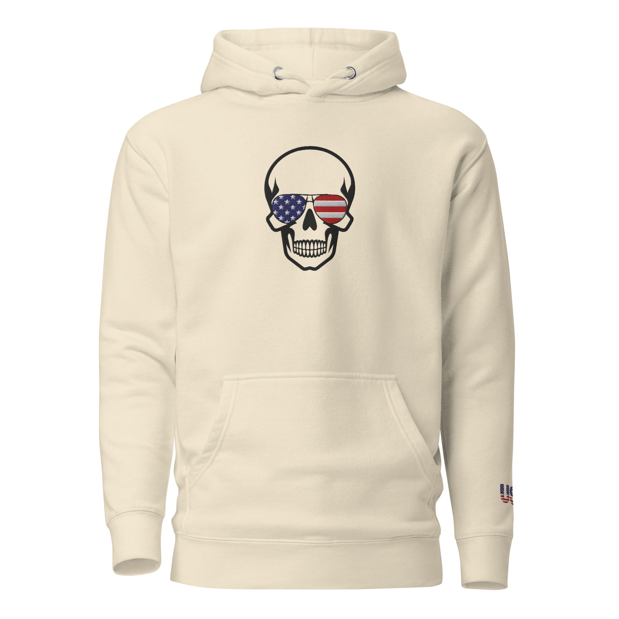 The most comfortable embroidered Hoodie you have ever seen - runs small so size up - 'Merica Merch