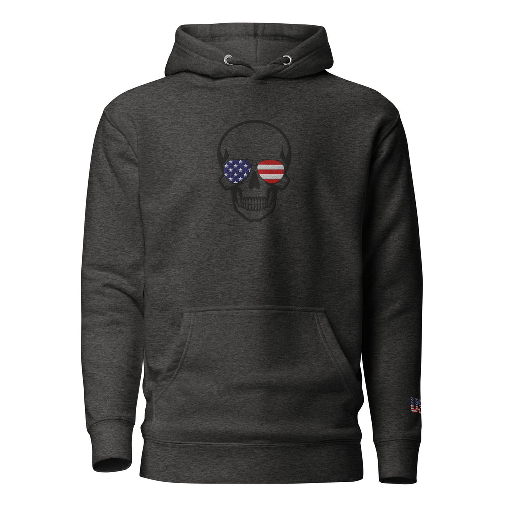 The most comfortable embroidered Hoodie you have ever seen - runs small so size up - 'Merica Merch