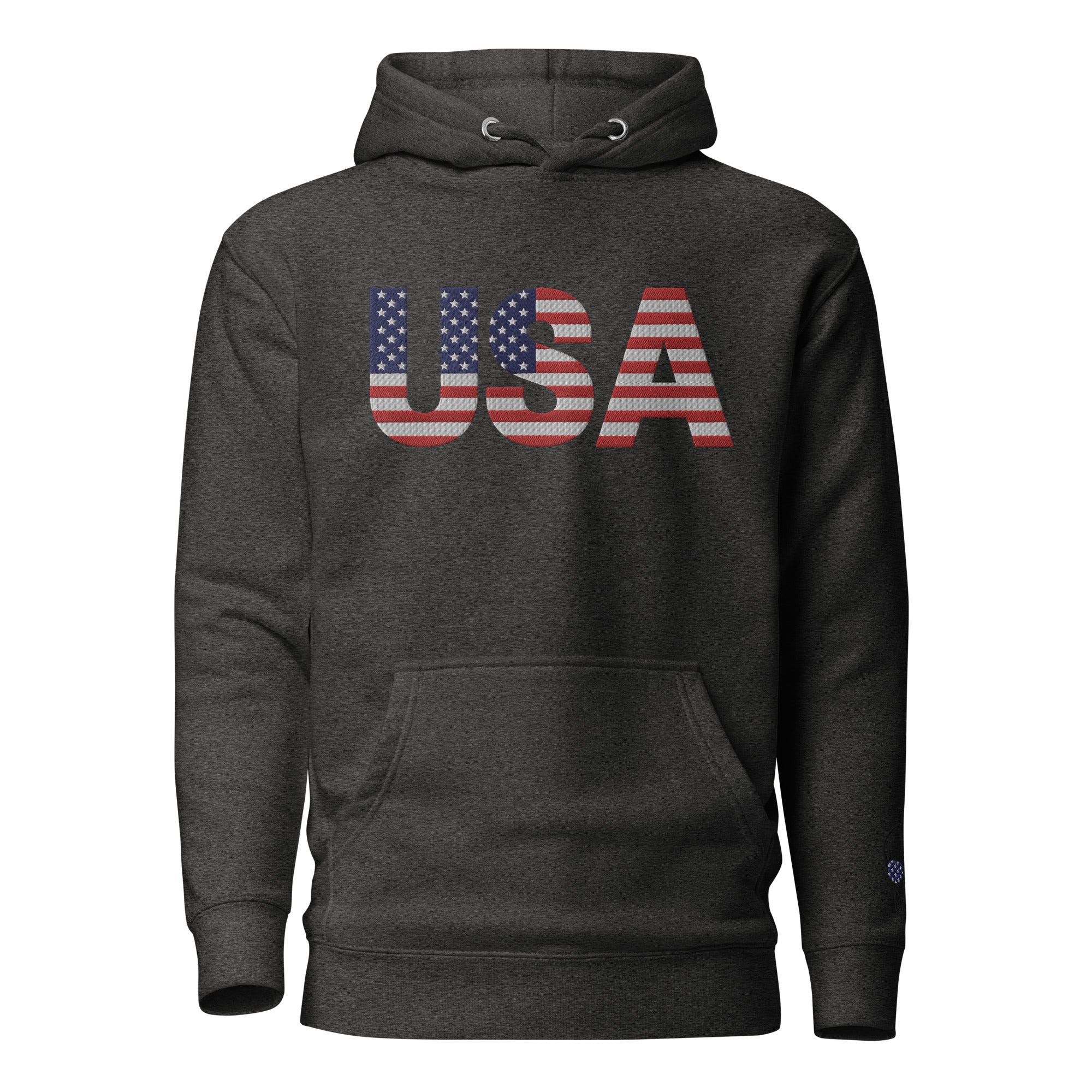 USA Large Embroidery - Runs small so size up - Unisex Hoodie