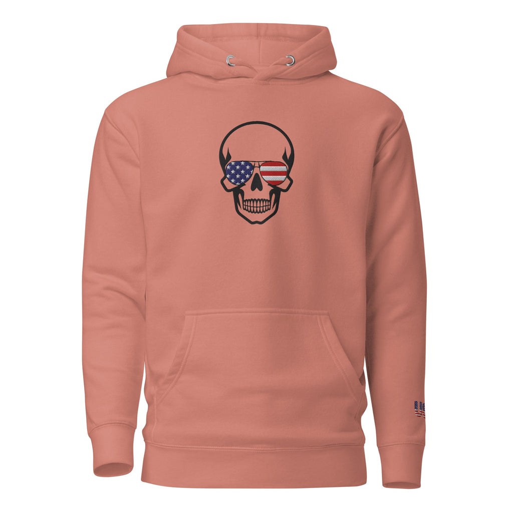 The most comfortable embroidered Hoodie you have ever seen - runs small so size up - 'Merica Merch