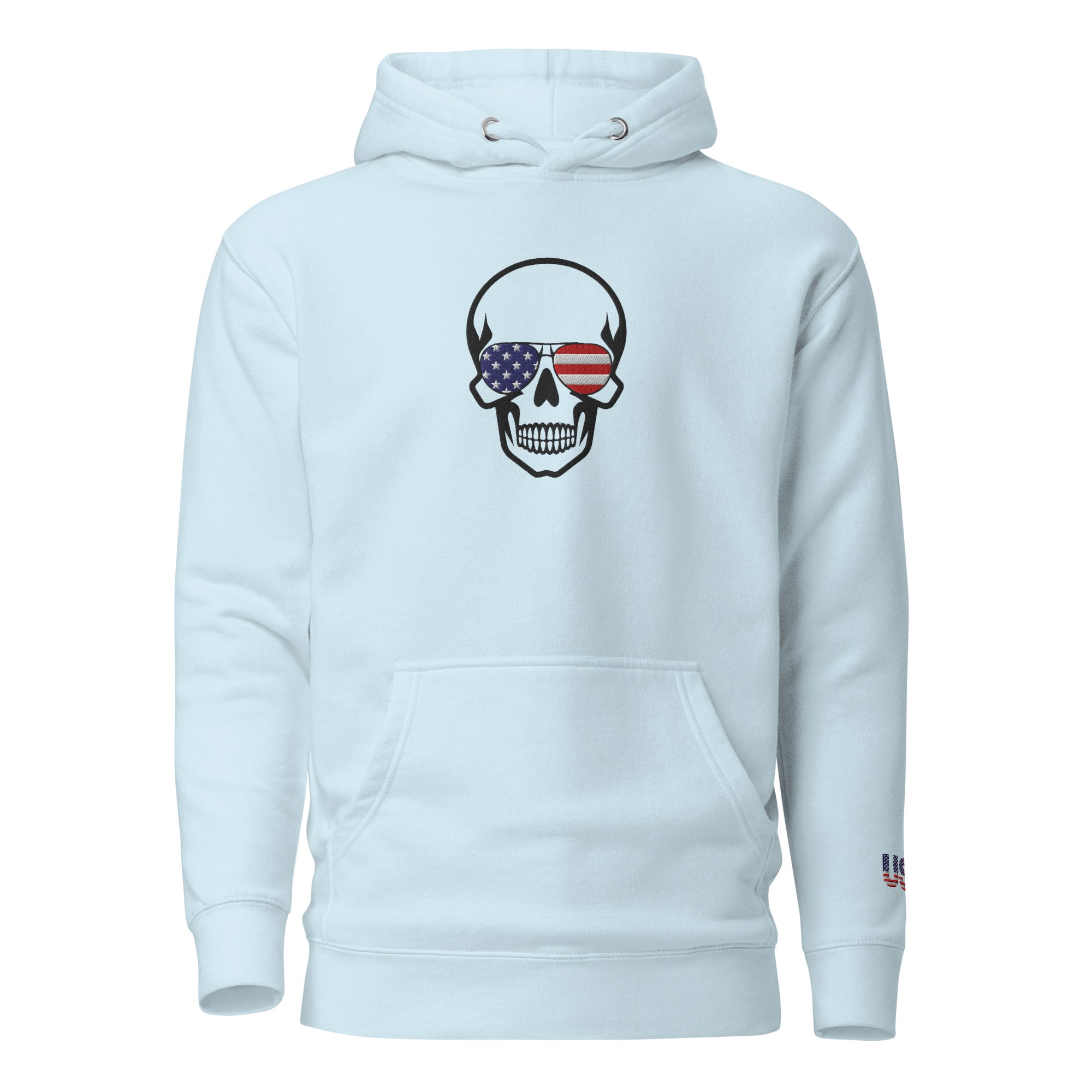 The most comfortable embroidered Hoodie you have ever seen - runs small so size up - 'Merica Merch