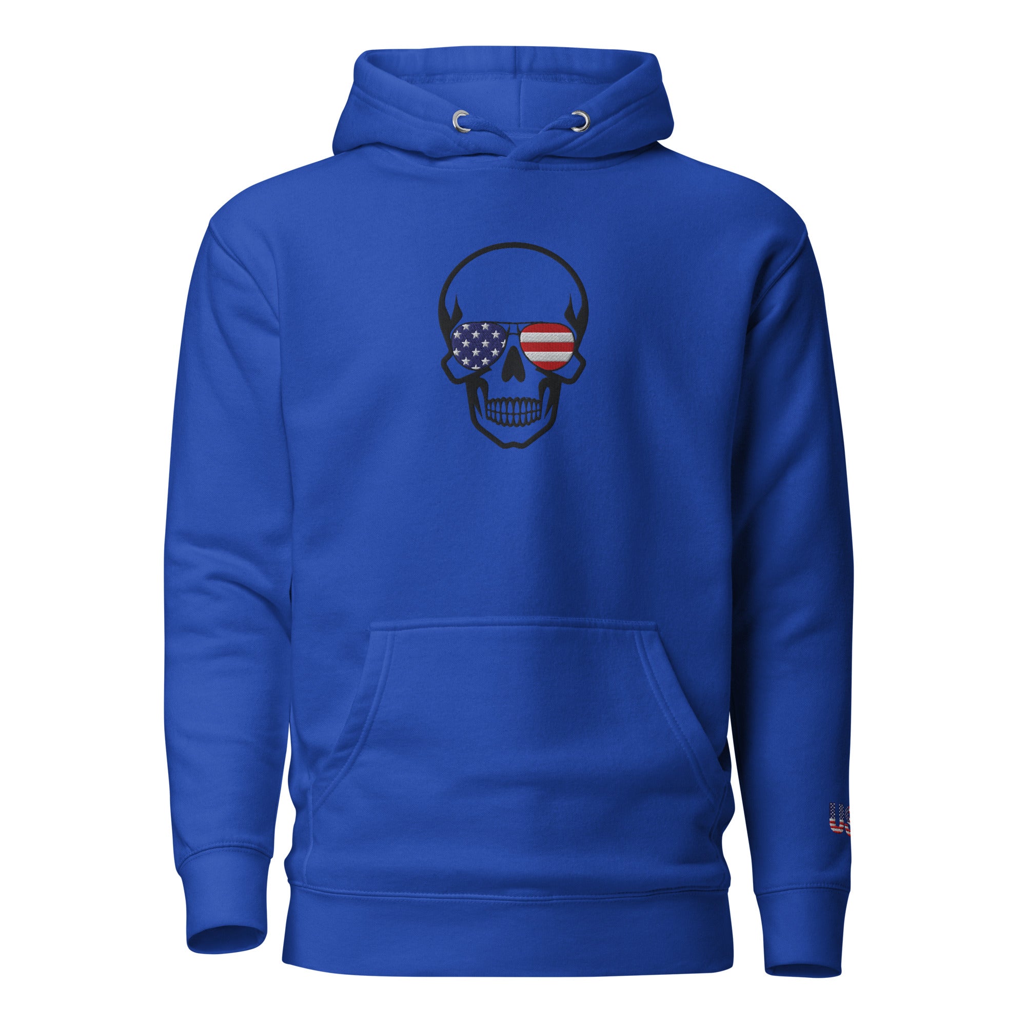 The most comfortable embroidered Hoodie you have ever seen - runs small so size up - 'Merica Merch
