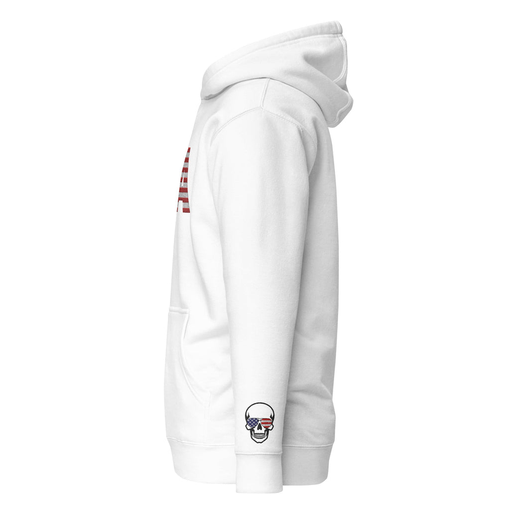 USA Large Embroidery - Runs small so size up - Unisex Hoodie