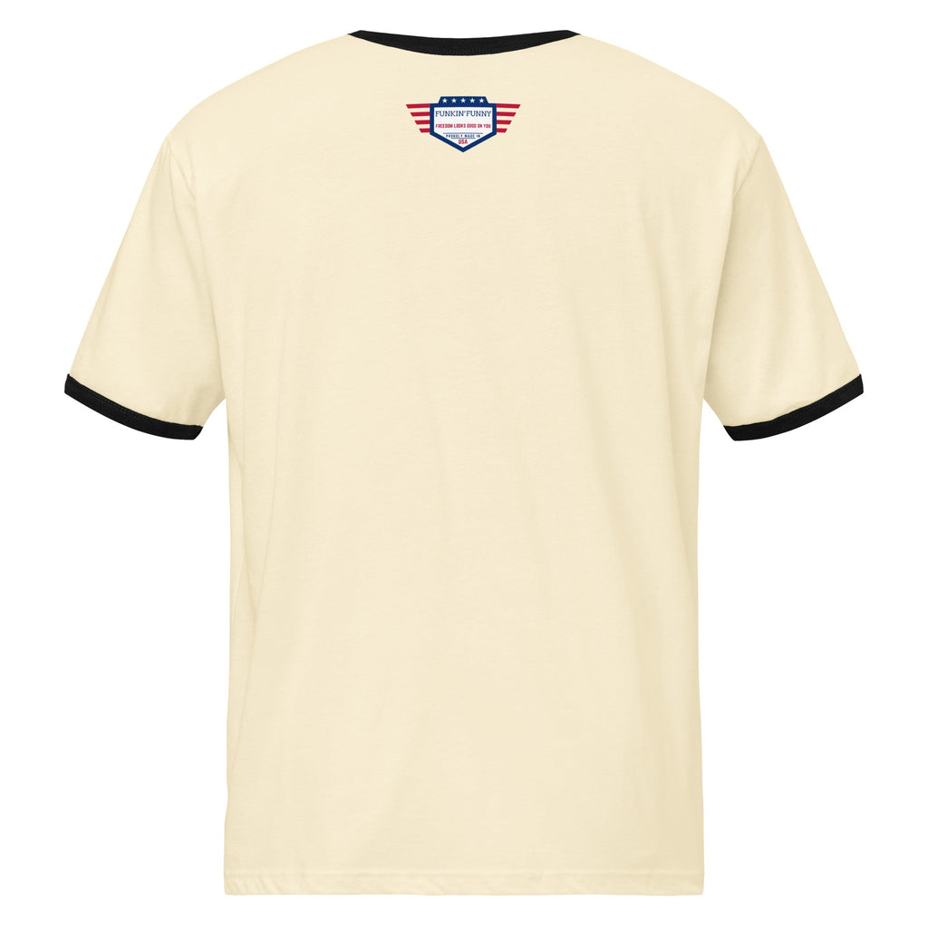 Mountainbiking - Because other sports require only one ball - Funny MTB - Black ringer t-shirt